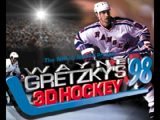 Wayne Gretzky's 3D Hockey '98 (Europe) (En,Fr,De,Es) Title Screen